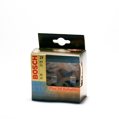 H1 Bosch Plus 50 Extralife 55W Gl&uuml;hlampen (2 St&uuml;ck)