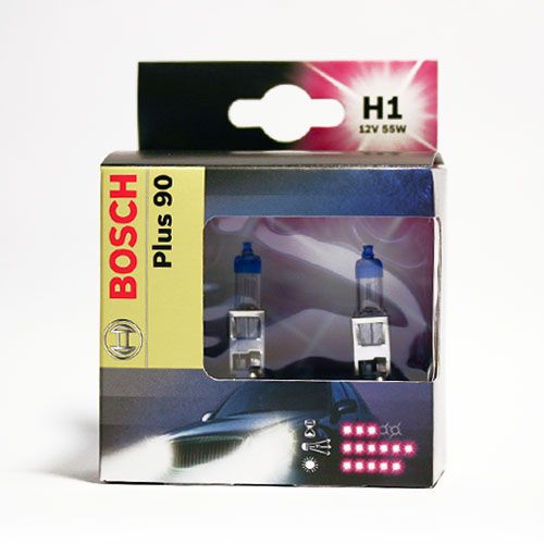 Bosch Plus 90 H1 Gl&uuml;hlampen 2er Set 1987301073