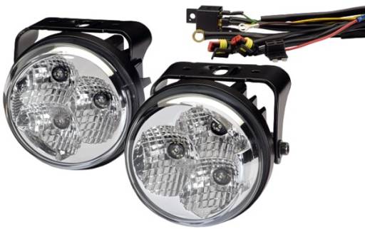 Hella LED Tagfahrleuchten SET universal 90 mm