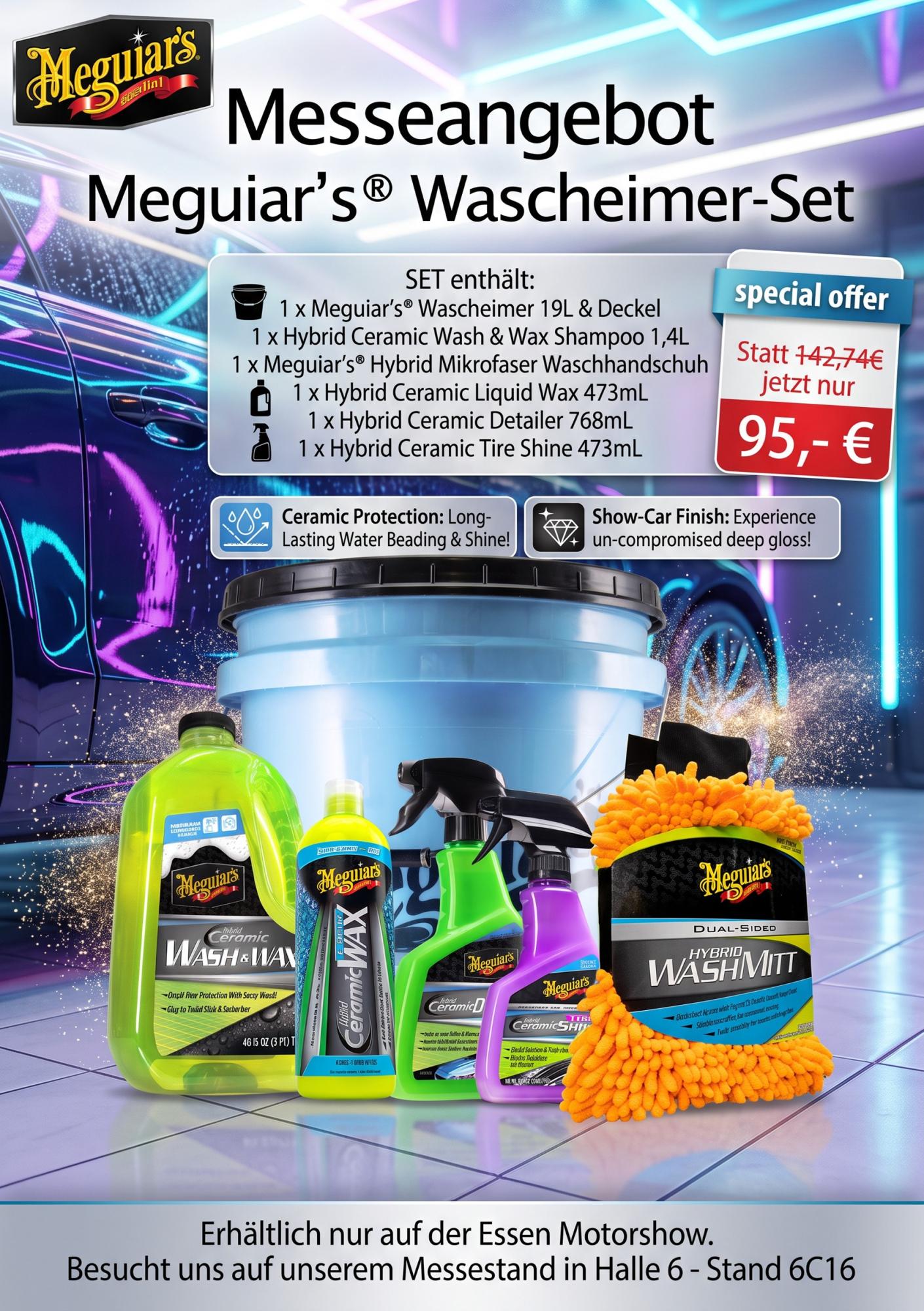 Meguiars EMS Ceramic Set - Pre-Sale zur Essen Motorshow 2026