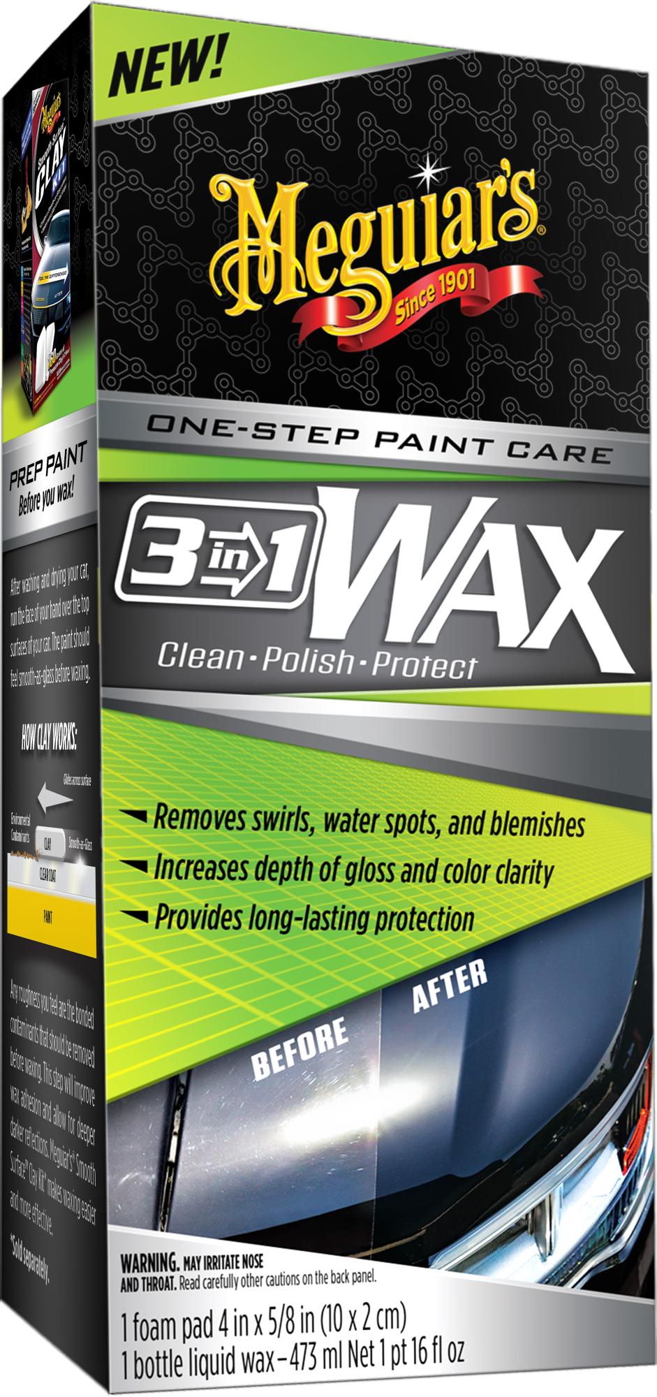 Meguiar\'s 3-in-1 Wax - 473 ml - innovatives Autowachs