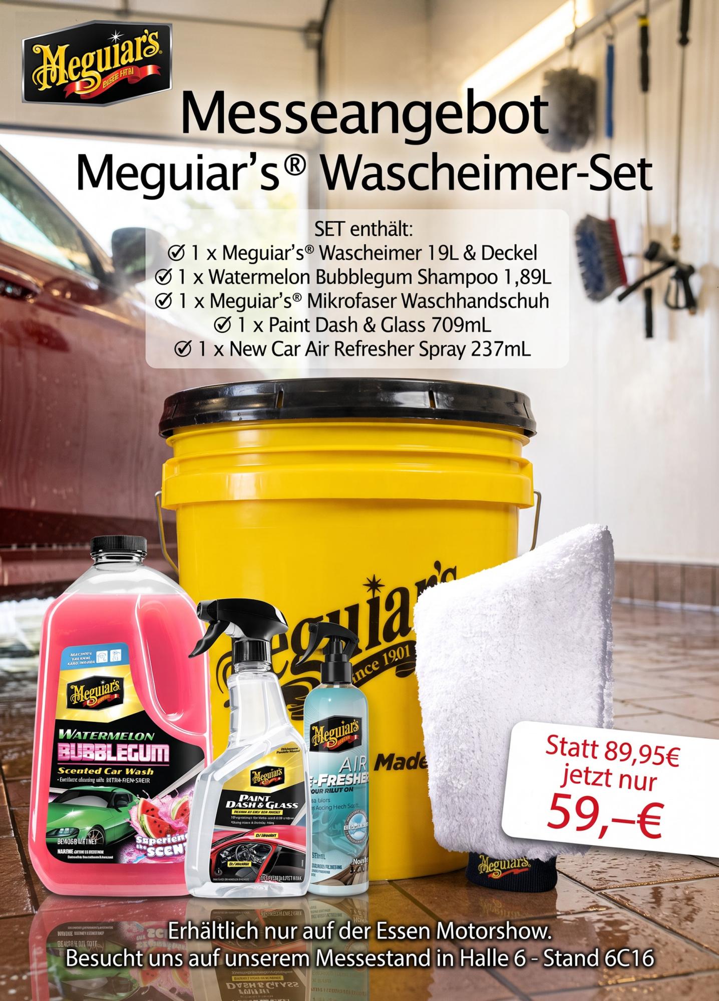 Meguiars EMS Bubblegum Set - Pre-Sale zur Essen Motorshow 2026