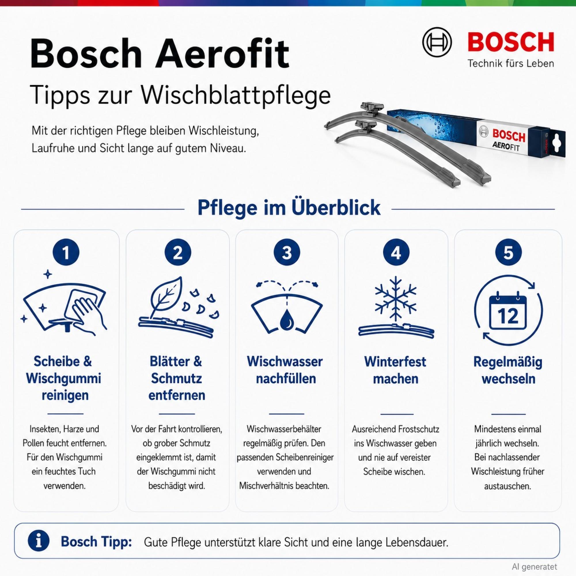 AF468 BOSCH Aerofit Scheibenwischer 650/400 mm