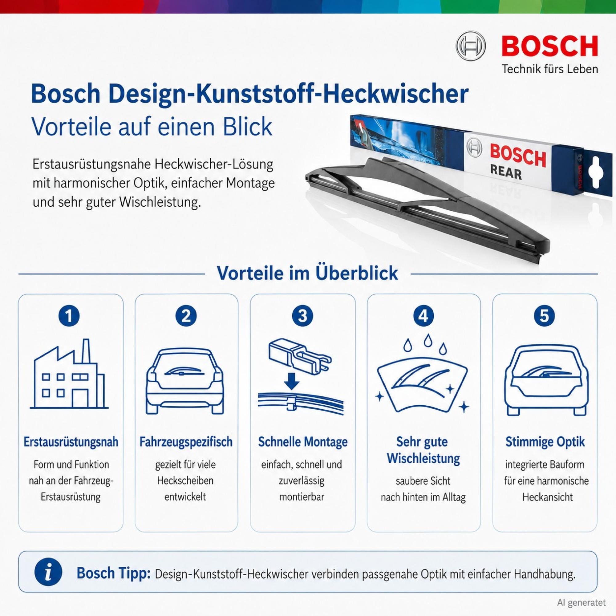 H284 BOSCH Heckwischer 280 mm