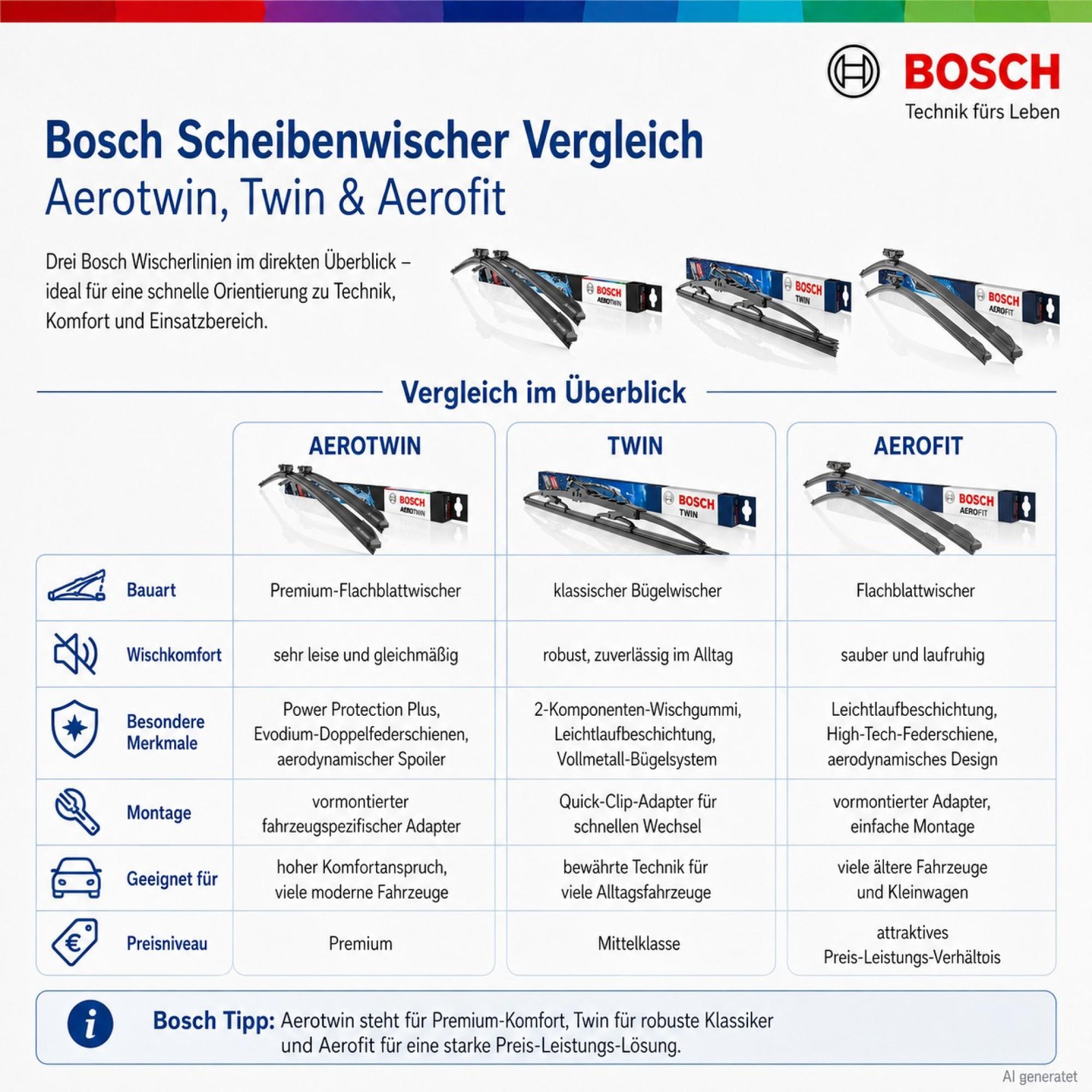 AF299 BOSCH Aerofit Scheibenwischer 600/350 mm