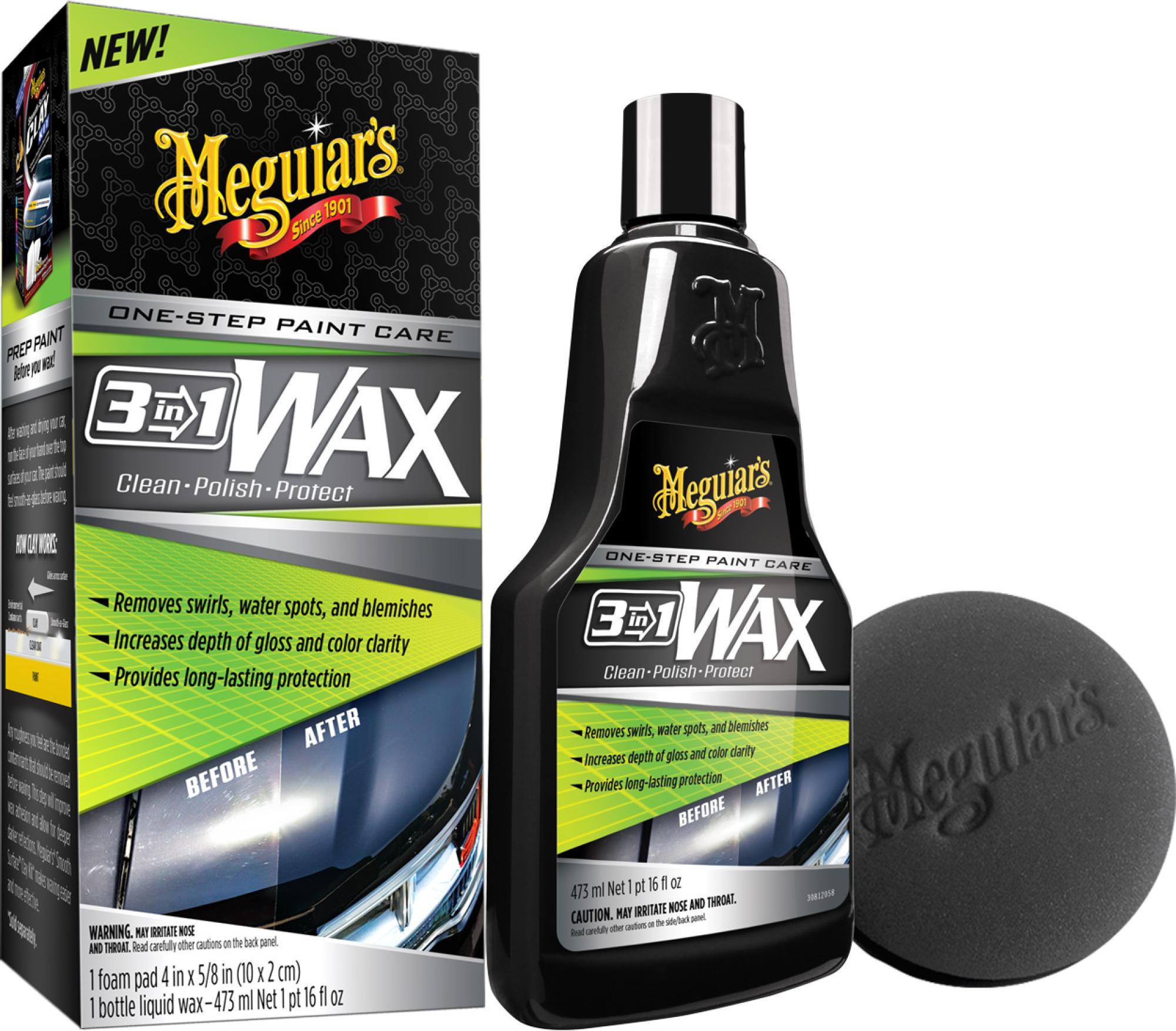 Meguiar\'s 3-in-1 Wax - 473 ml - innovatives Autowachs