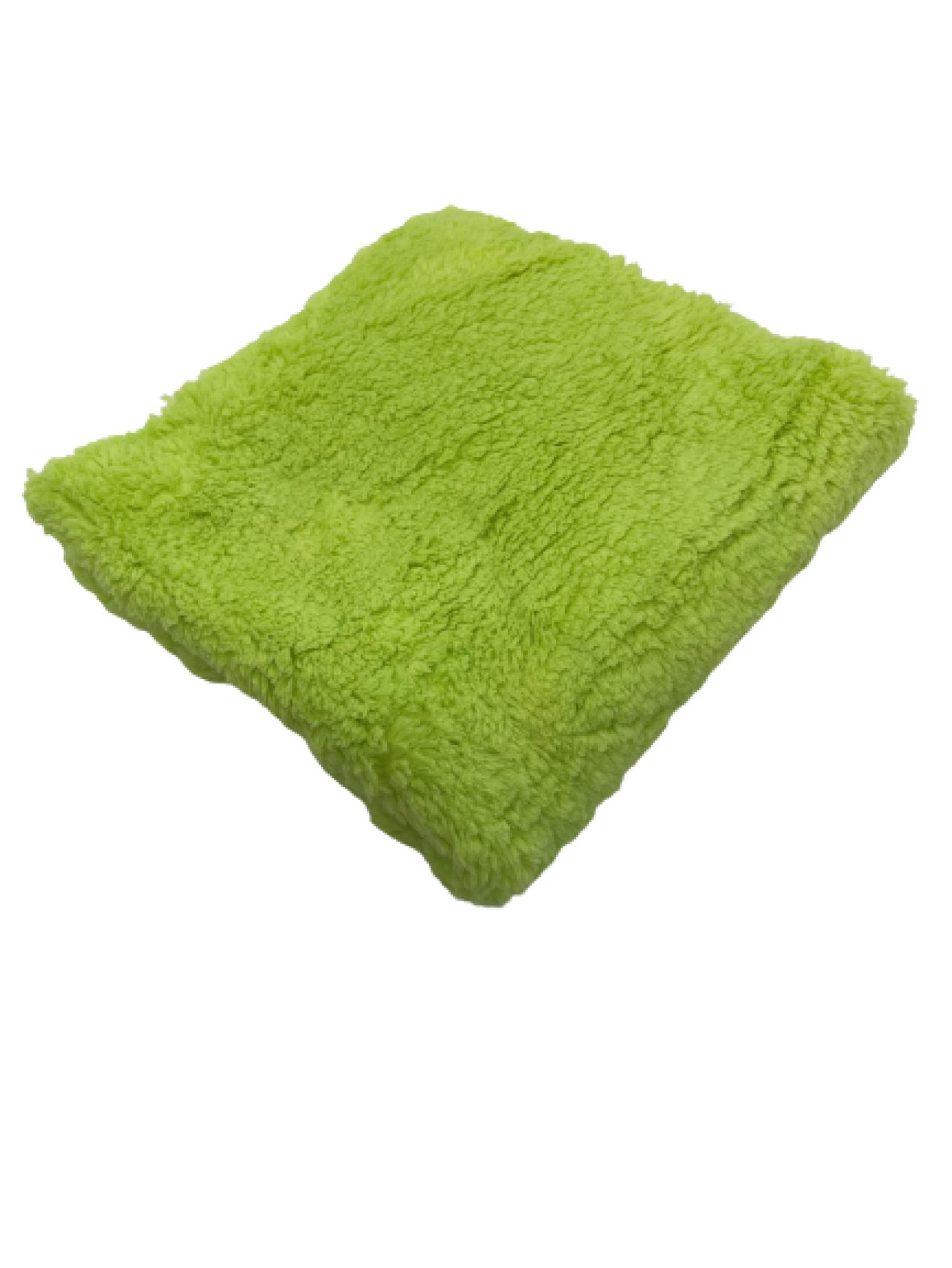 Grünes Mikrofasertuch 40x40 cm - Superweich & Vielseitig für Reinigung und Pflege