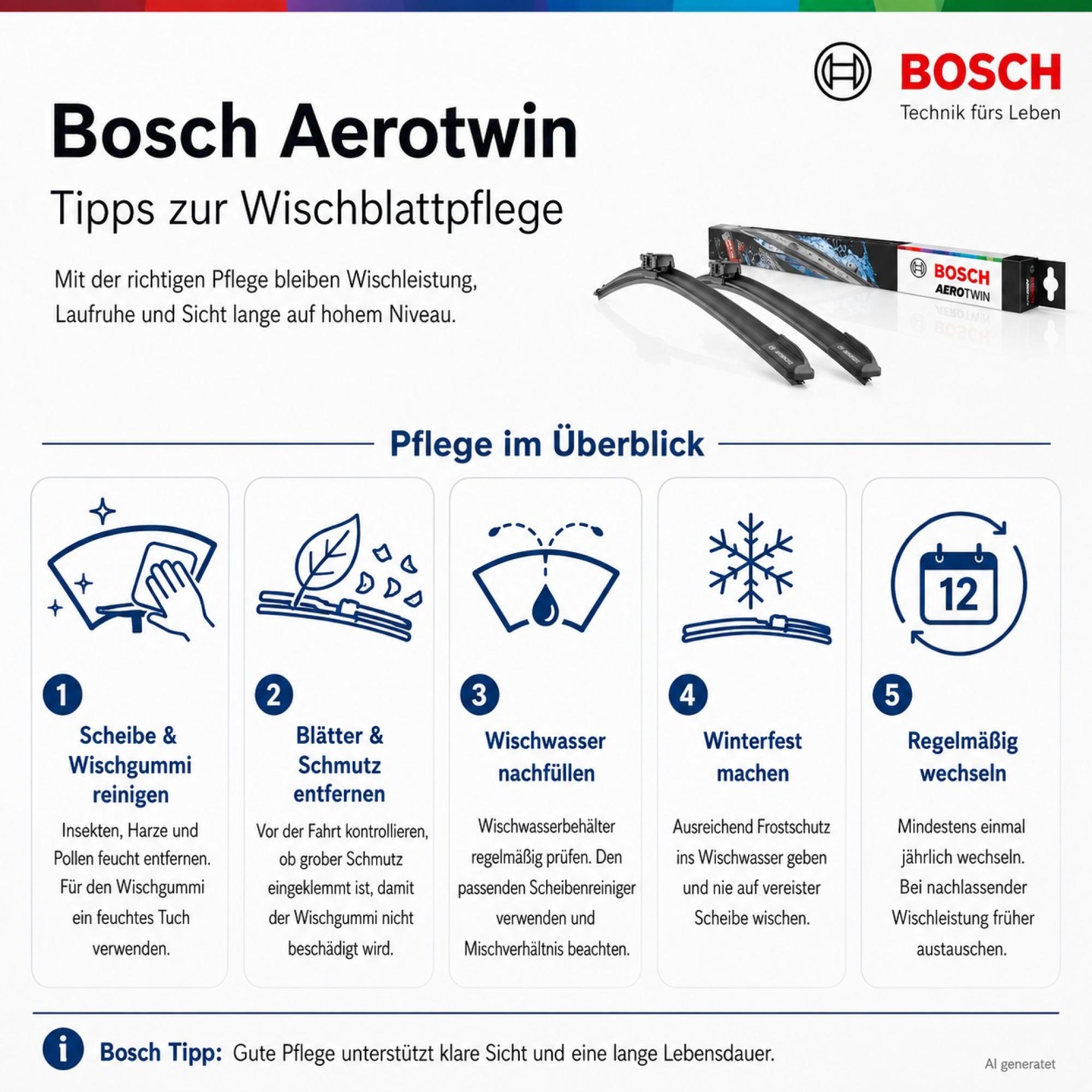 A968S BOSCH Aerotwin Scheibenwischer 550/400 mm