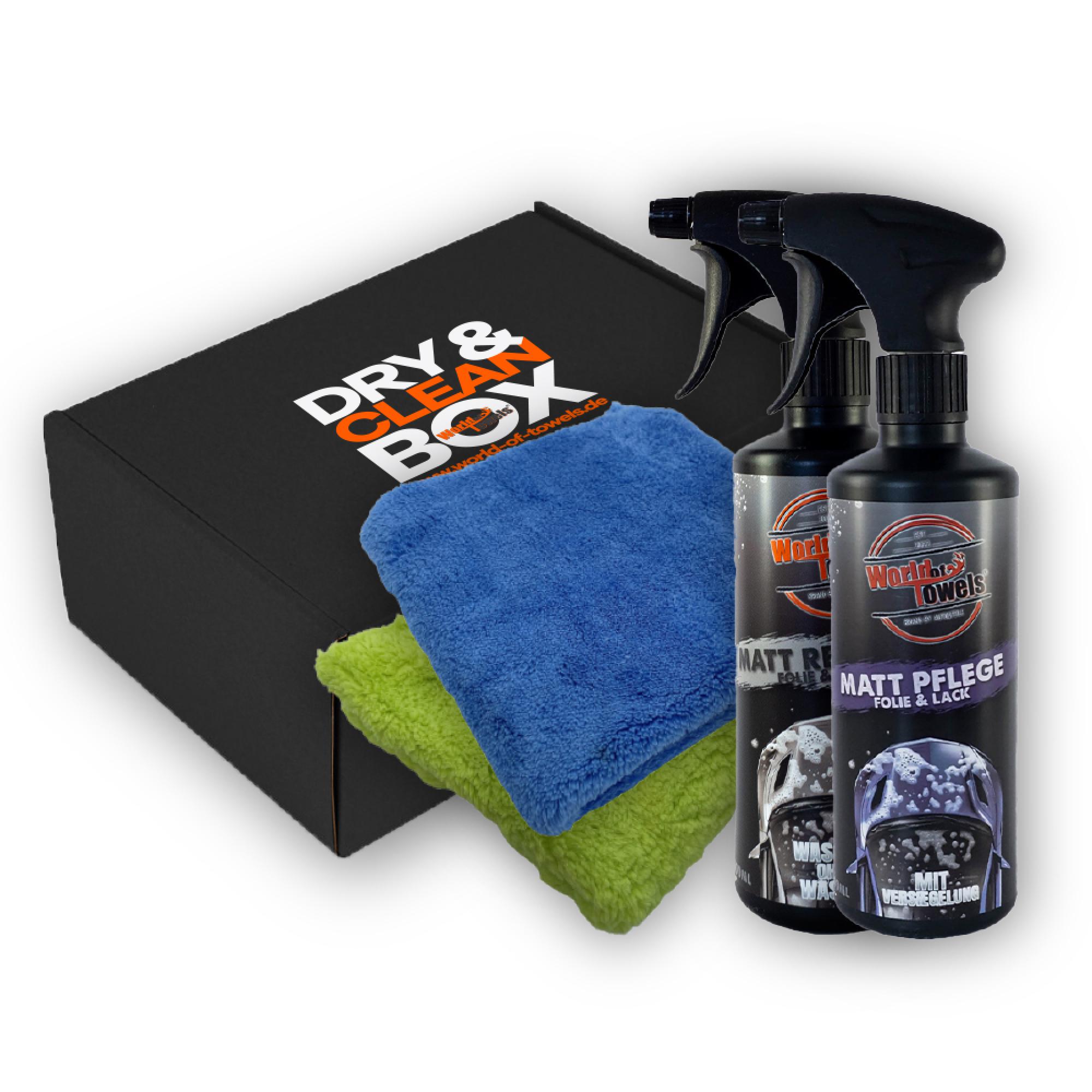 Dry&Clean Box - PFLEGEBOX für matten Lack & Folien