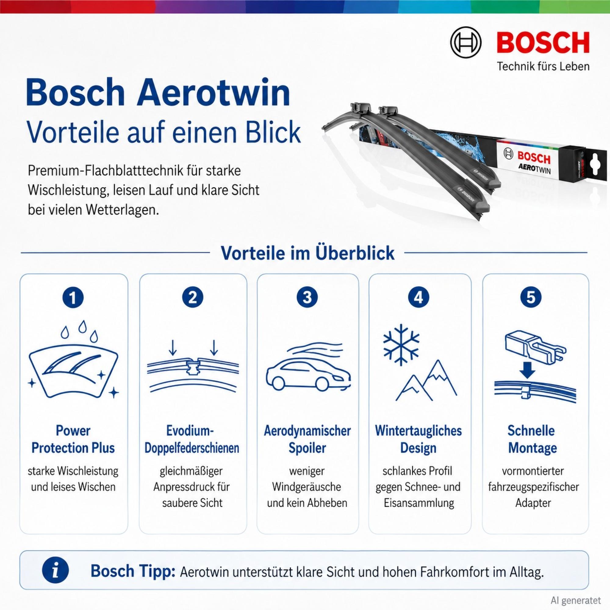 AR703S BOSCH Aerotwin Scheibenwischer 700/650 mm