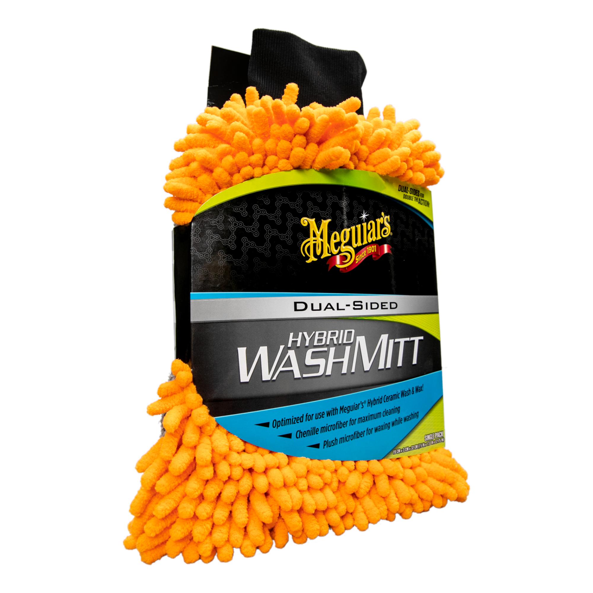 Meguiar's Waschhandschuh - Hybrid Wash Mitt fürs Auto-Waschen und Wachsen