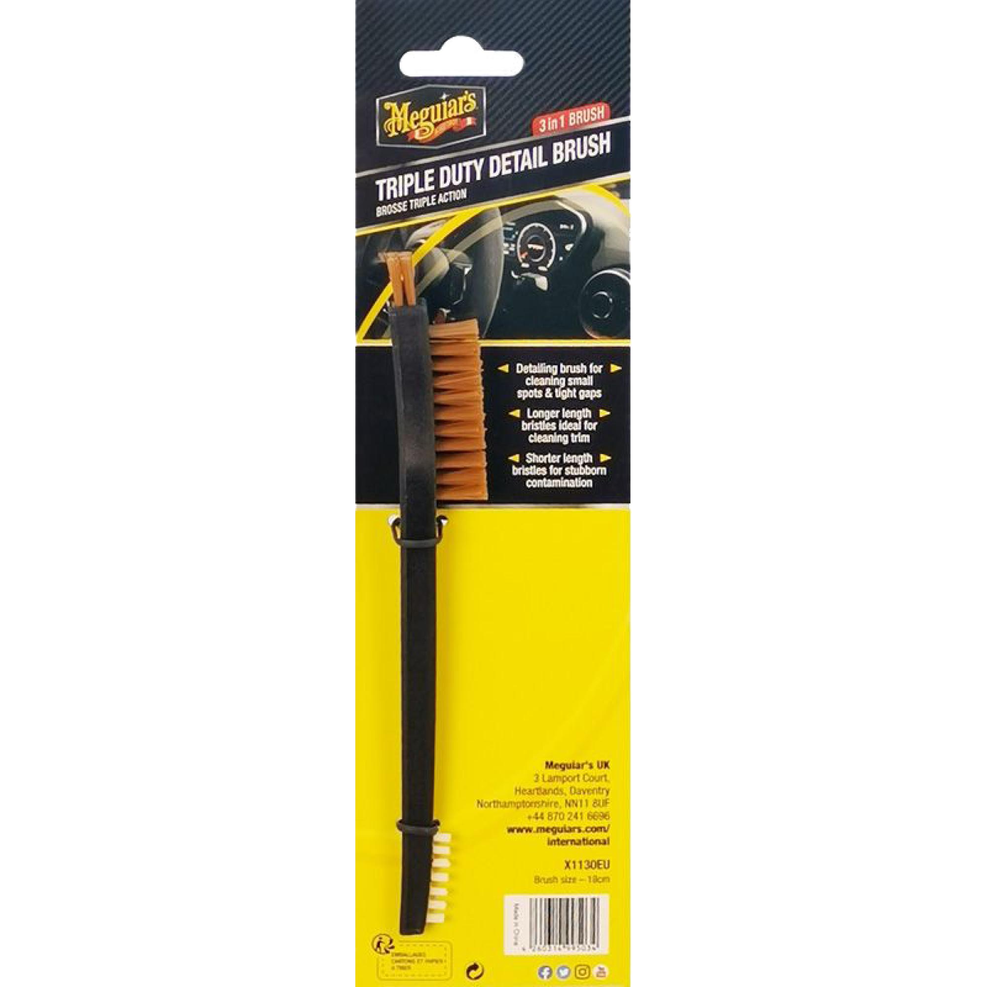 Meguiars X1130EU Triple Duty Car Detailing Brush