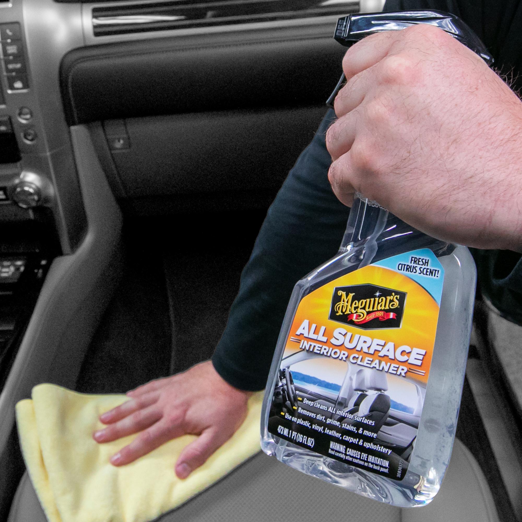Meguiars Innenraum Pflege Set Glasreiniger Reiniger Mikrofasertuch Duft
